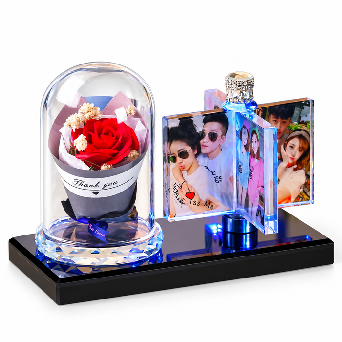 Personalized Crystal Photo Frame – Your 4 Favourite Photos