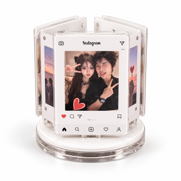 Rotating Photo Frame – Flip Through Your Favourite Memories